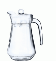 Glass Jug | ARC JUG - 1L - with Lid (Set of 6)