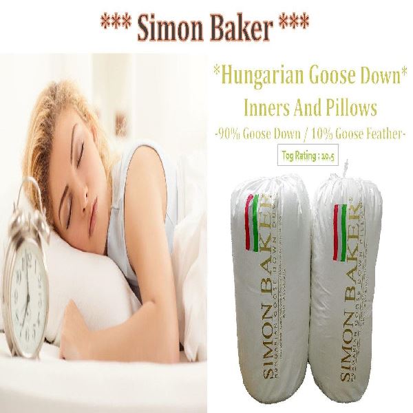 Simon Baker | Hungarian Goose Down Duvet Inner Three Quarter (90/10)