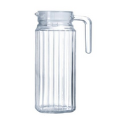 Glass Jug | Quadro Jug & Lid - 1.3L (Set of 9)