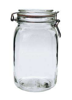 PICKLE CLIP TOP JAR 19 X 9CM (1.5L)