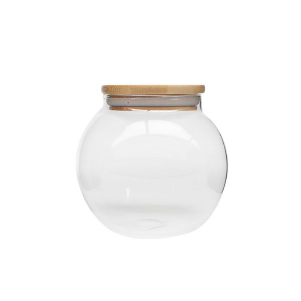 Round Jar Wooden Lid 800ML