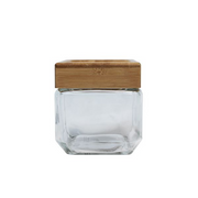 SQ JAR with Wooden Lid 780ml - Set of 3