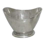 Aluminium Oval Champagne Bucket Nickel Finish 36cm × 26cm