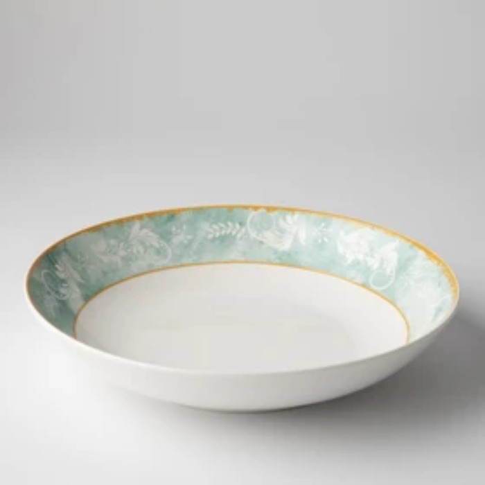 JENNA CLIFFORD - Green Floral Pasta Bowl Set of 4