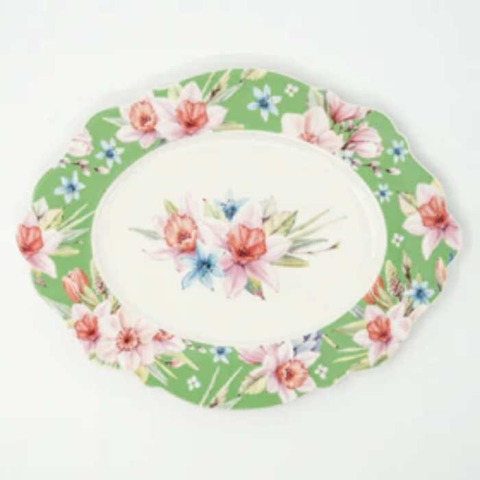 JENNA CLIFFORD - Jenna's Garden Oval Platter