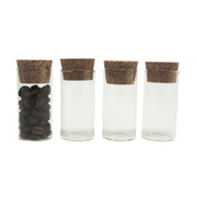 4PC Glass Tubes 5cm(H) × 3cm(W)
