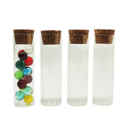 4PC Glass Tubes 10cm(H) × 3cm(W)