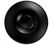 NOVA Style Saucer Matt Black 14cm (Set of 6) - for 220ml Cup