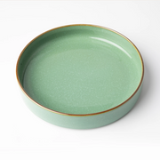 OMADA - Flat Stackable Pasta Bowl Green