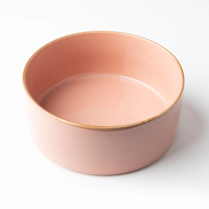 OMADA - Flat Stackable Salad Bowl Pink