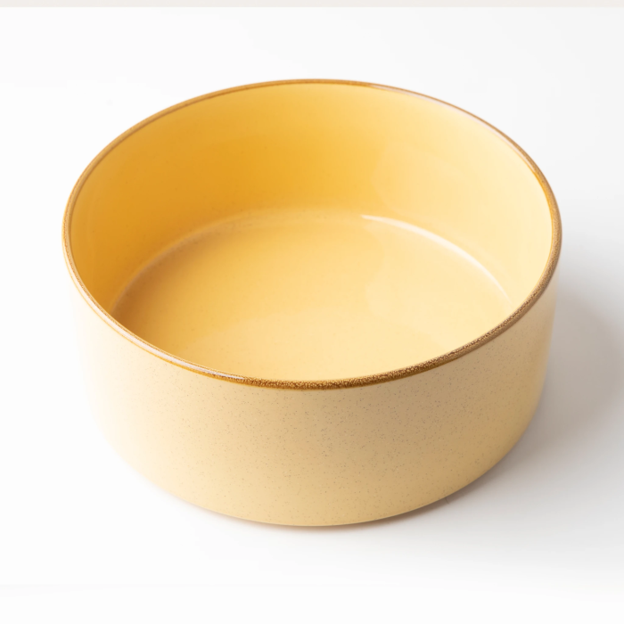 OMADA - Flat Stackable Salad Bowl Mustard