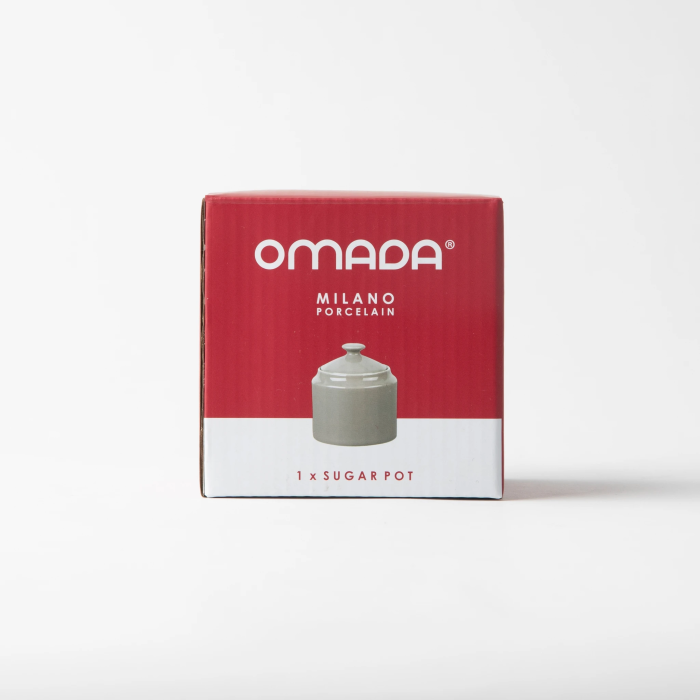 OMADA - Maxim Sugar Pot in gift box - Light Grey