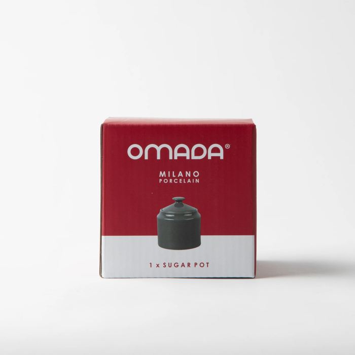 OMADA - Maxim Sugar Pot in gift box - Dark Grey