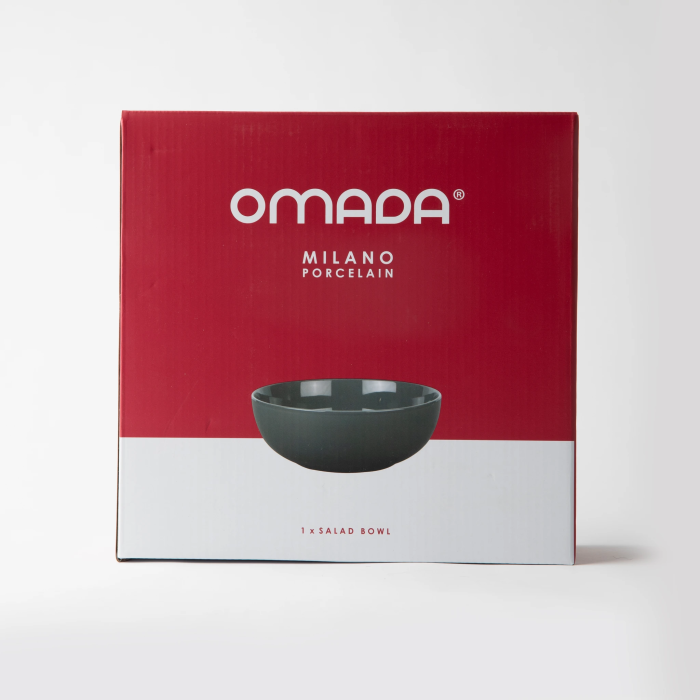 OMADA - Maxim Salad Bowl in gift box - Dark Grey