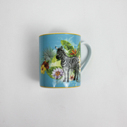 OMADA - Coffee Mug - Zebra Blue (Set of 4)