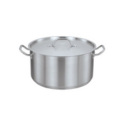 Stainless Steel Deep Stockpot With Lid - 26cm × 28cm (16L)