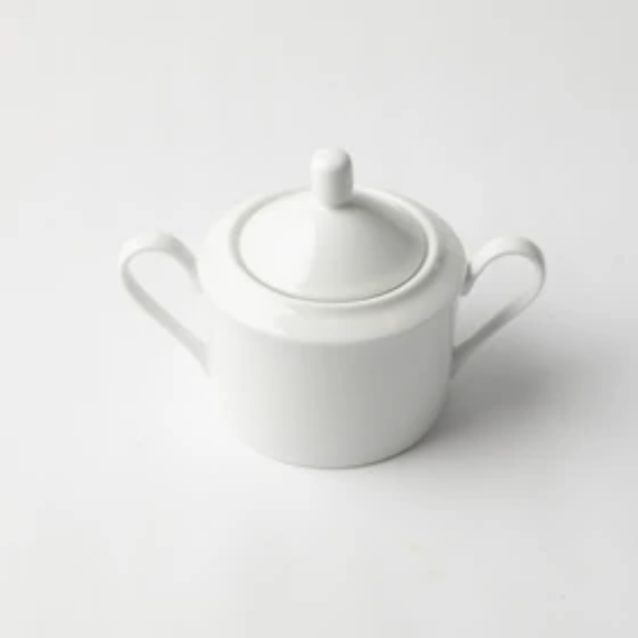 GALATEO - Super White Rim Sugar Pot