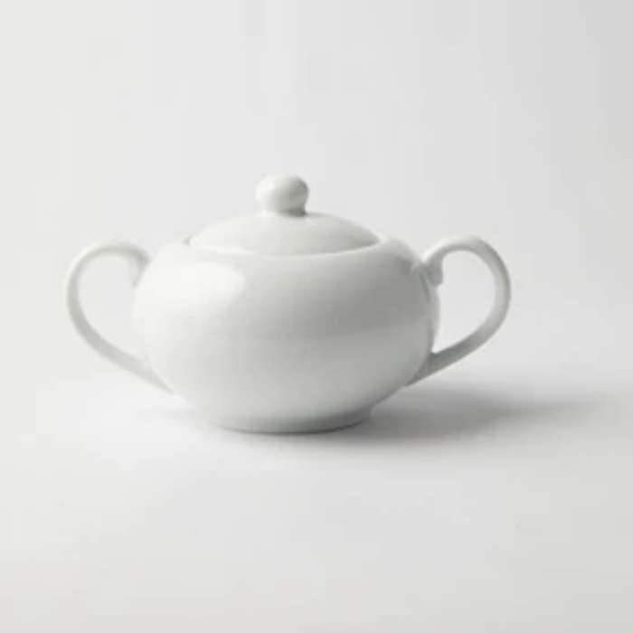 GALATEO - Super White Coupe Sugar Pot
