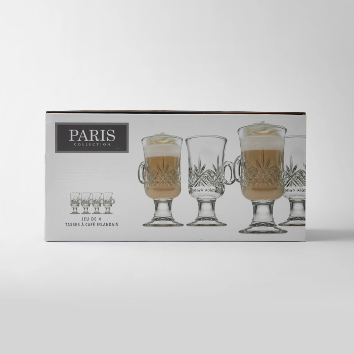 PARIS - Irish Coffee Mug Set of 4