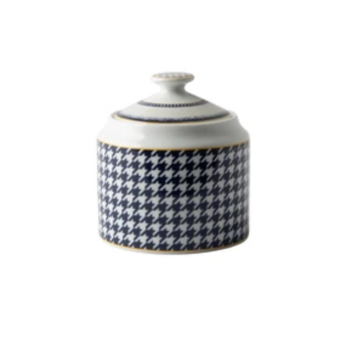 GALATEO - Blue Check Sugar Pot