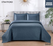 Simon Baker | Stratford Bedspread - Denim