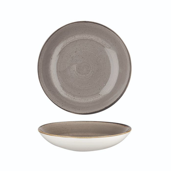 Churchill Peppercorn Grey – Coupe Bowl 31cm - Set of 6