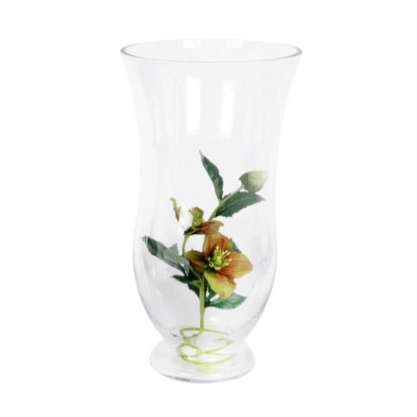 Footed Hurricane Vase 40CMX21CM