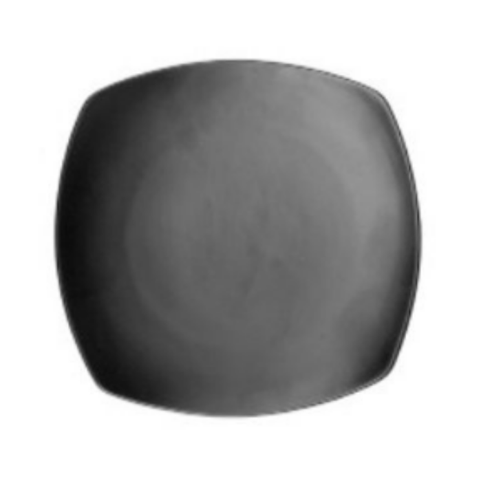 Nova Style Square Plate 20cm Matt Black (Set of 6)