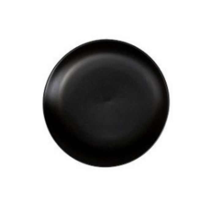 Nova Style Coupe Plate 20cm Matt Black (Set of 12)