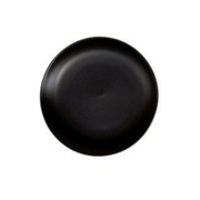 Nova Style Coupe Plate 20cm Matt Black (Set of 6)