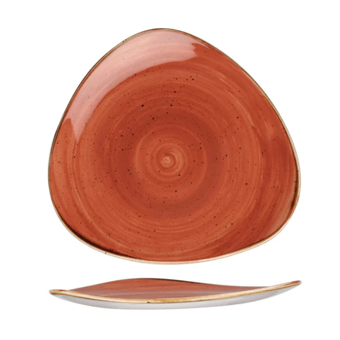 Churchill Spiced Orange – Triangle Plate 31.1cm - Set of 6