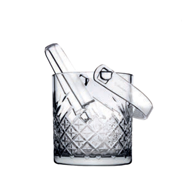 Pasabahce Timeless Ice Bucket With Tongs