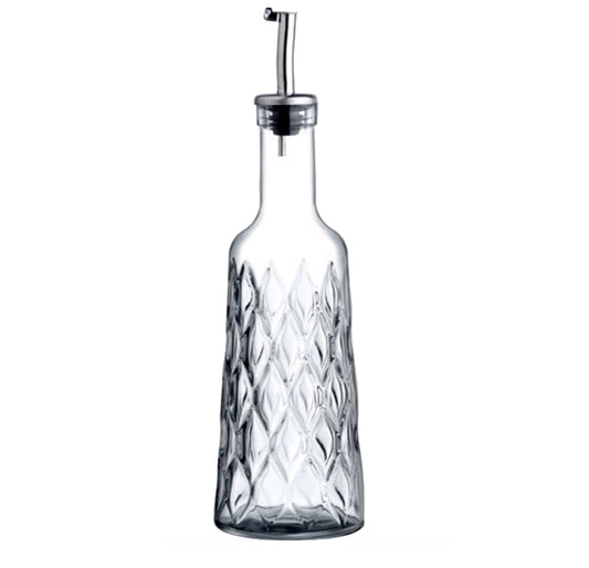 Pasabahce Leafy Oil & Vinegar Bottle 380ml