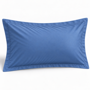 Simon Baker | 300TC 100% Egyptian Cotton Oxford Satin Stitched Pillowcase French Blue