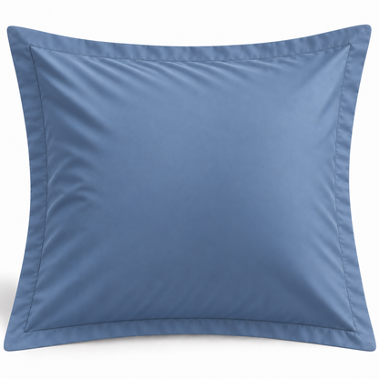 Simon Baker | 300TC 100% Egyptian Cotton Oxford Satin Stitched Pillowcase French Blue