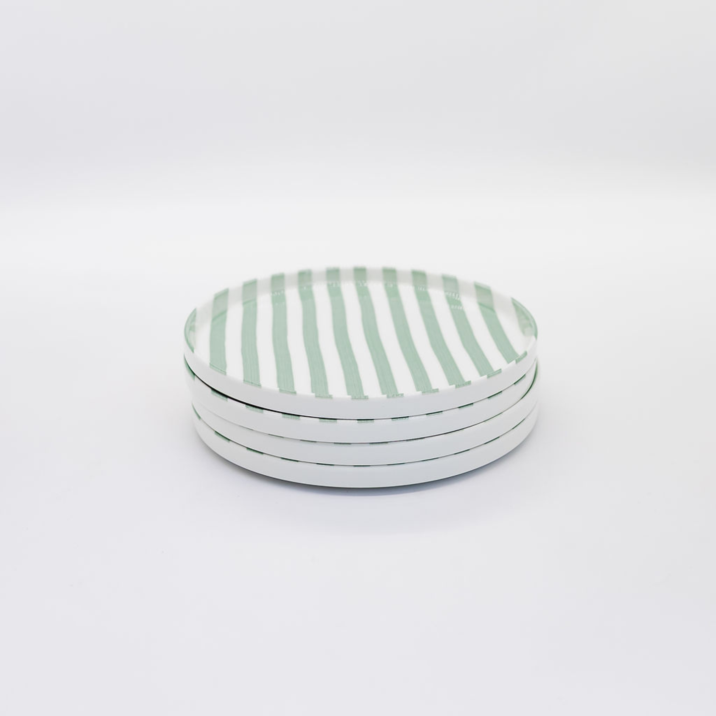 Olivia- Lightseekers Side Plate Green Set of 4