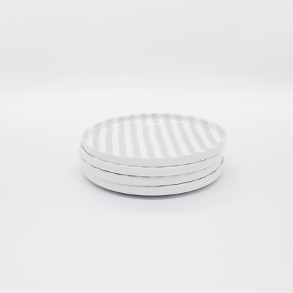 Olivia- Lightseekers Side Plate Grey Set of 4