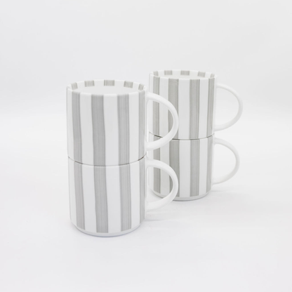 Olivia – Lightseekers Mug Grey Set of 4