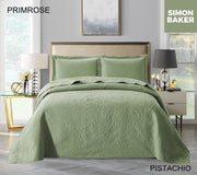 Simon Baker | Primrose Quilted Bedspread Pistachio