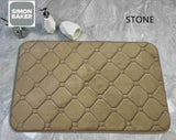 Simon Baker | Memory Foam Bath Mat - Stone