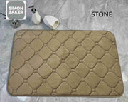 Simon Baker | Memory Foam Bath Mat - Stone