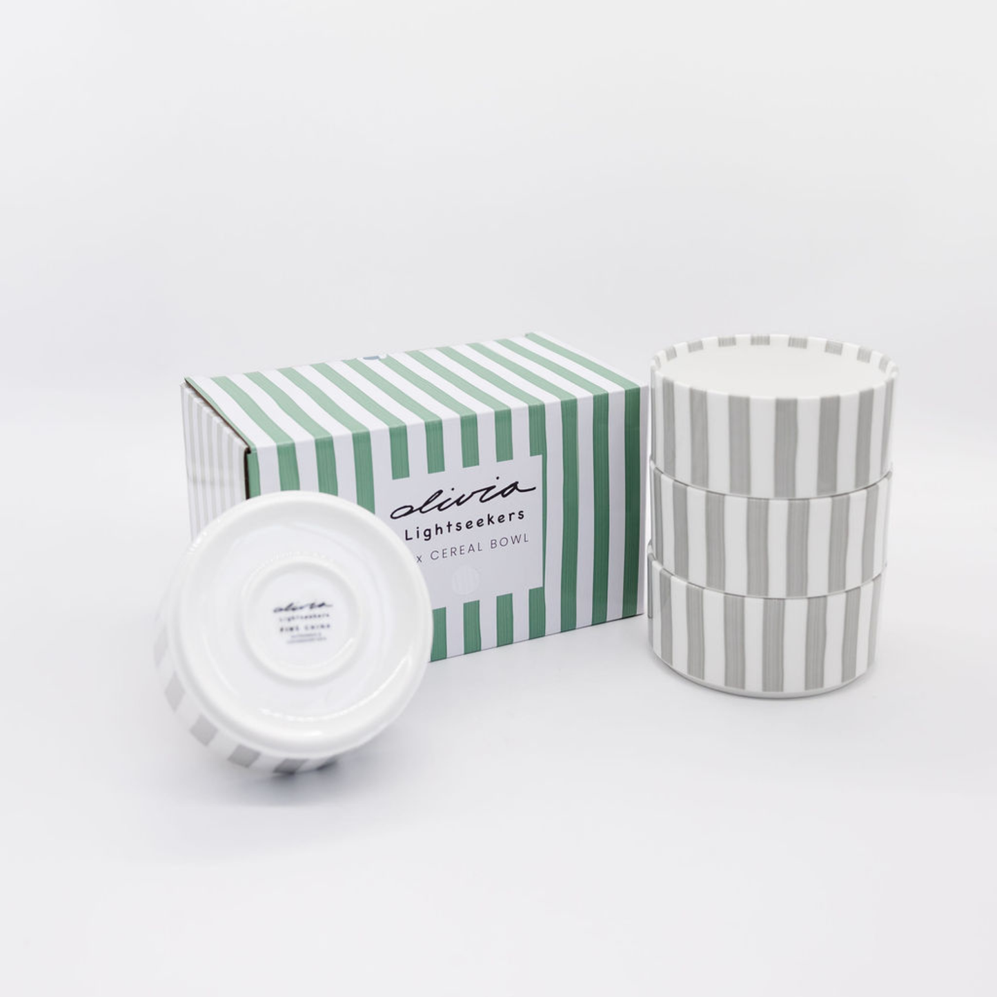 Olivia – Lightseekers Cereal Bowl Grey Set of 4