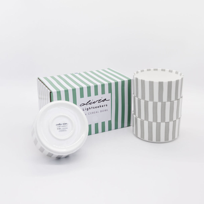 Olivia – Lightseekers Cereal Bowl Grey Set of 4