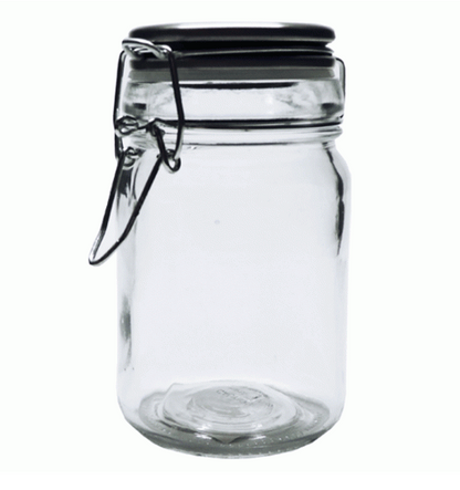 6 Pack Metal Clip Top Jar