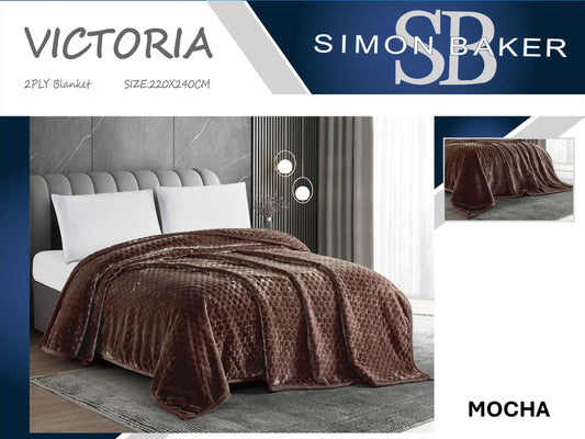 Simon Baker - 2PLY Blankets - Mocha