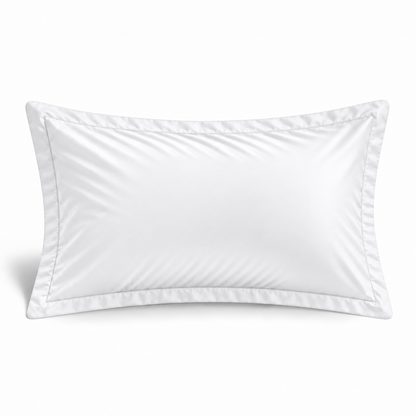 Simon Baker | 300TC 100% Egyptian Cotton Oxford Satin Stitched Pillowcase White