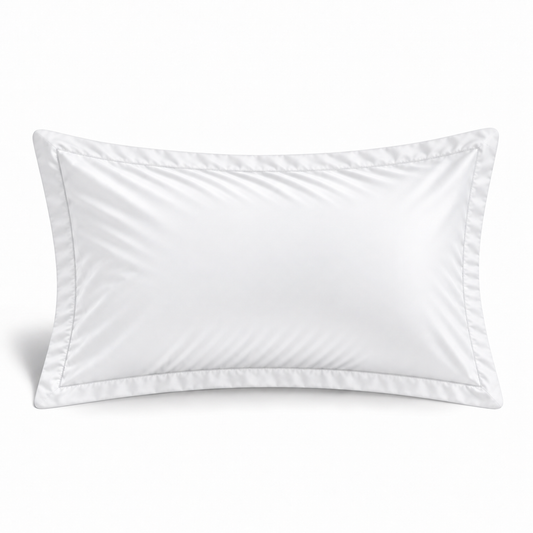 Simon Baker | 300TC 100% Egyptian Cotton Oxford Satin Stitched Pillowcase White