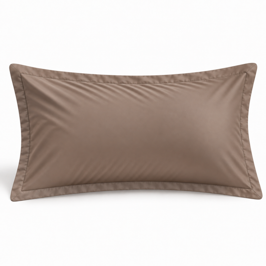 Simon Baker | 300TC 100% Egyptian Cotton Oxford Satin Stitched Pillowcase Mocha