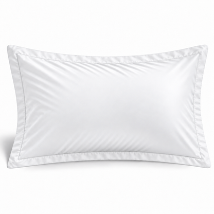 Simon Baker | 300TC 100% Egyptian Cotton Oxford Satin Stitched Pillowcase White