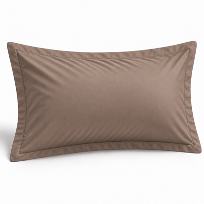 Simon Baker | 300TC 100% Egyptian Cotton Oxford Satin Stitched Pillowcase Mocha